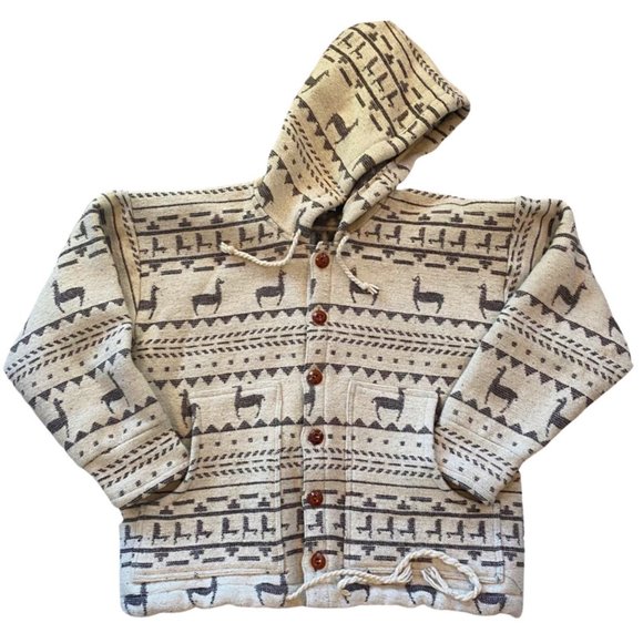 The J. Peterman company Other - Wool Llama Print Jacket By The J. Peterman Company